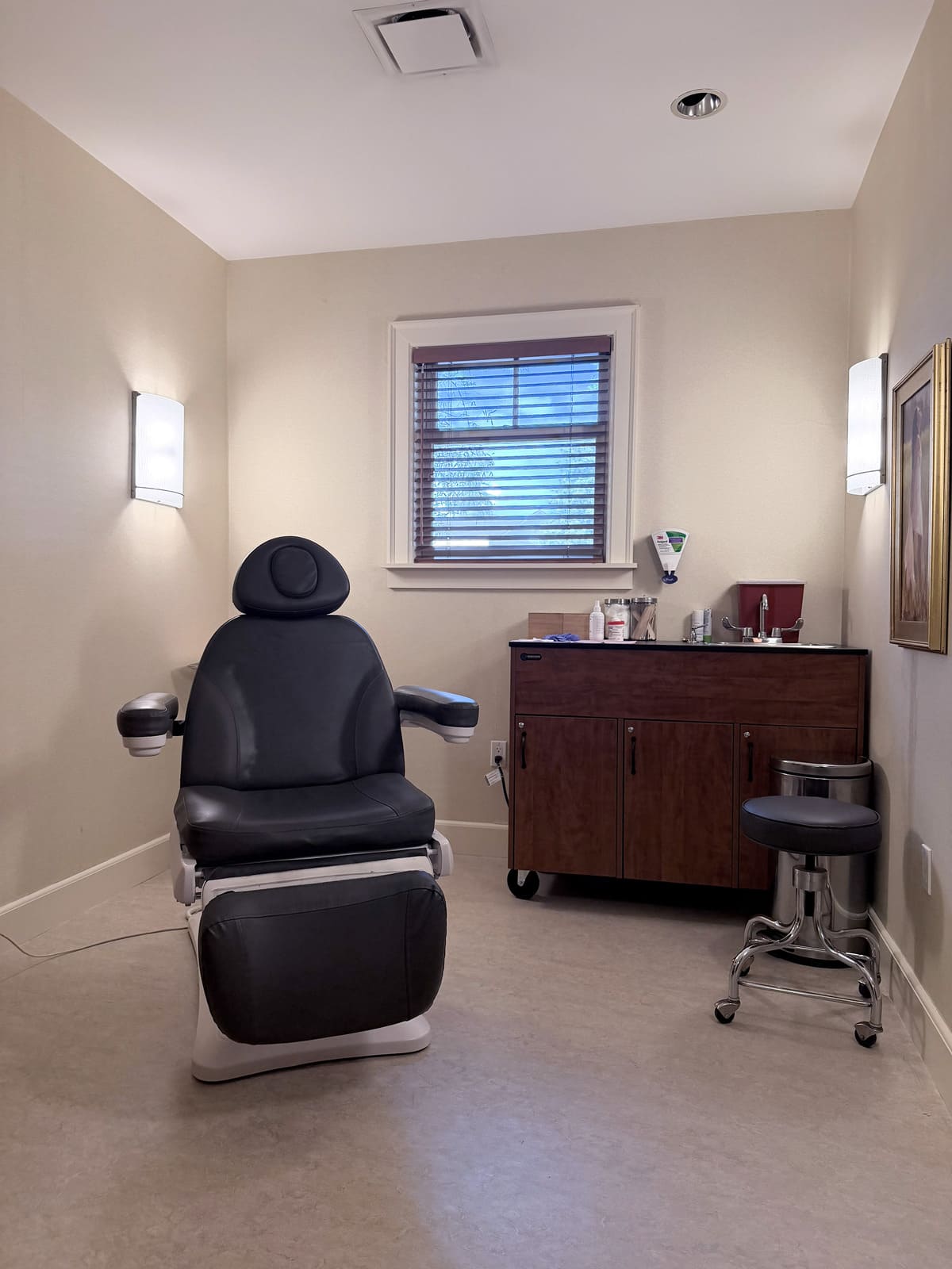 treatment room with patient chair