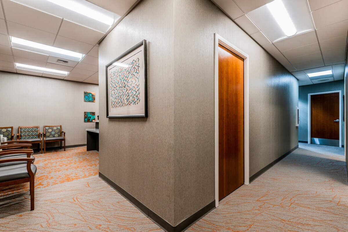 office area walkway